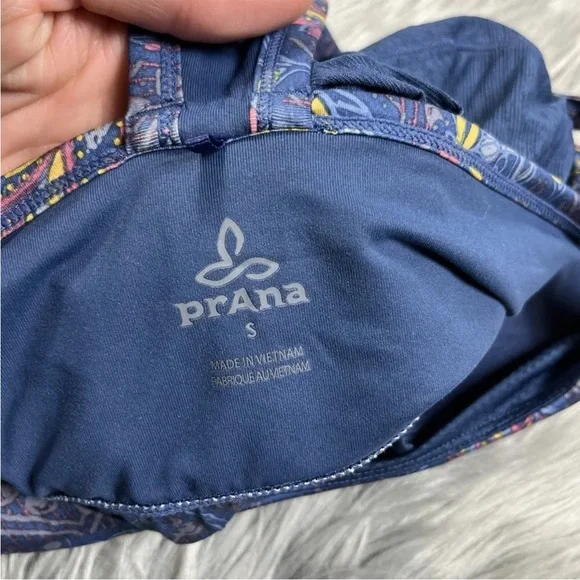 Prana Miley 2 In 1 Tank Top Blue Floral Size Small - Picture 7 of 8